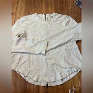 Madewell, long sleeve shirt that zips in the back